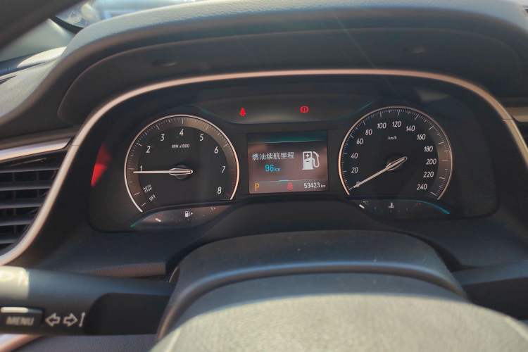 Used Buick GT 2021 Revised Version Flagship 1.5L Automatic Elite Edition Odometer Close Up