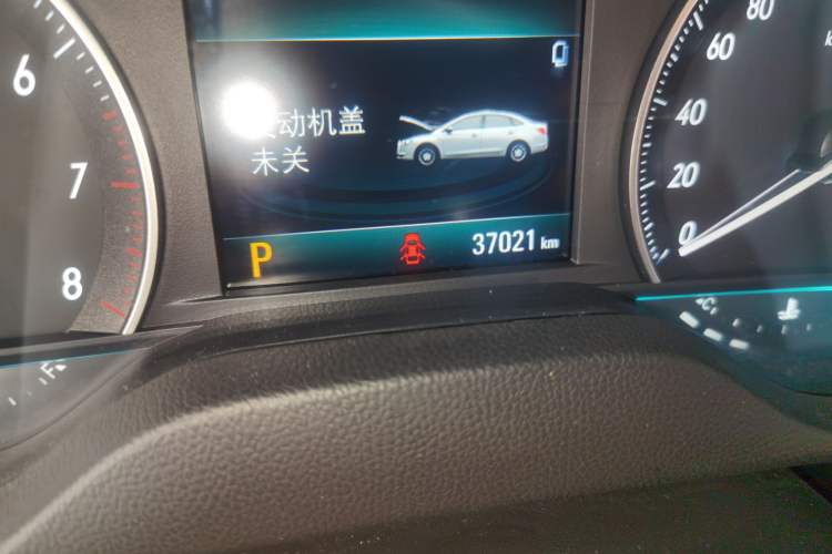 Used Buick GT 2021 Revised Version Flagship 1.5L Automatic Elite Edition Odometer Close Up