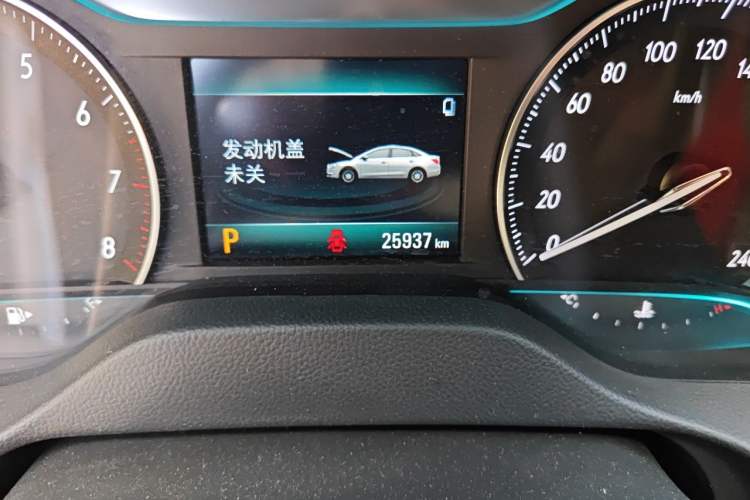 Used Buick GT 2021 Revised Version Flagship 1.5L Automatic Elite Edition Odometer Close Up