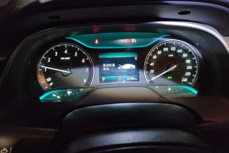 Used Buick GT 2021 Revised Version Flagship 1.5L Automatic Elite Edition Odometer Close Up