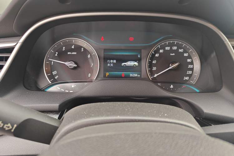 Used Buick GT 2021 Revised Version Flagship 1.5L Automatic Elite Edition Odometer Close Up