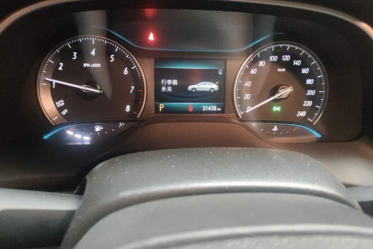 Used Buick GT 2021 Revised Version Flagship 1.5L Automatic Elite Edition Odometer Close Up