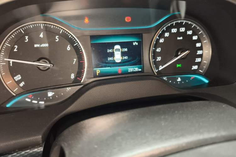 Used Buick GT 2021 Revised Version Flagship 1.5L Automatic Elite Edition Odometer Close Up