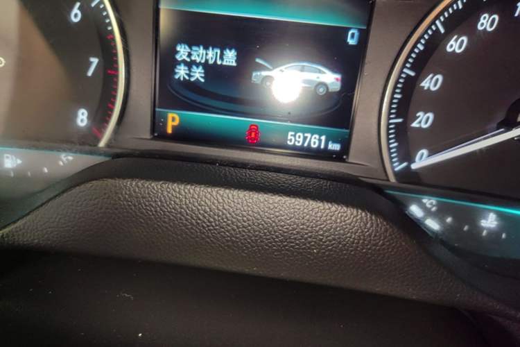 Used Buick GT 2021 Exemplar 1.5L Automatic Elite Version Odometer Close Up