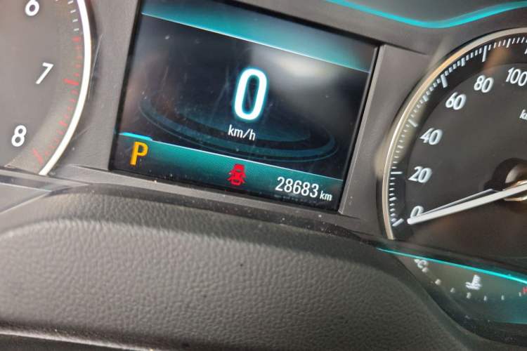 Used Buick GT 2021 Exemplar 1.5L Automatic Elite Version Odometer Close Up