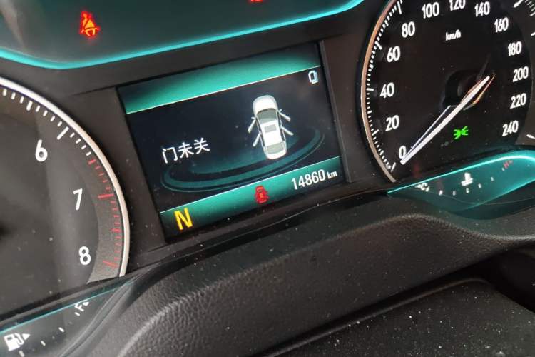 Used Buick GT 2021 Revised Version Flagship 1.5L Automatic Elite Edition Odometer Close Up