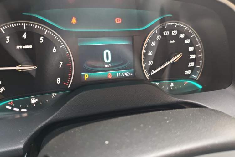 Used Buick GT 2021 Revised Version Flagship 1.5L Automatic Elite Edition Odometer Close Up