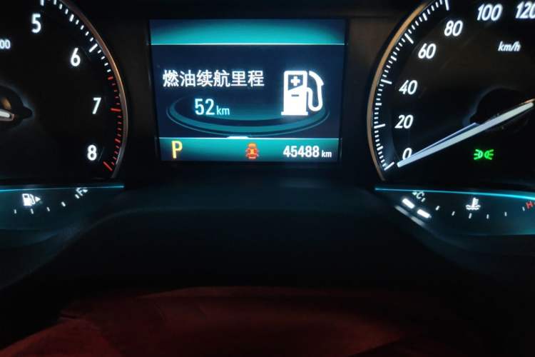 Used Buick GT 2021 Revised Version Flagship 1.5L Automatic Elite Edition Odometer Close Up