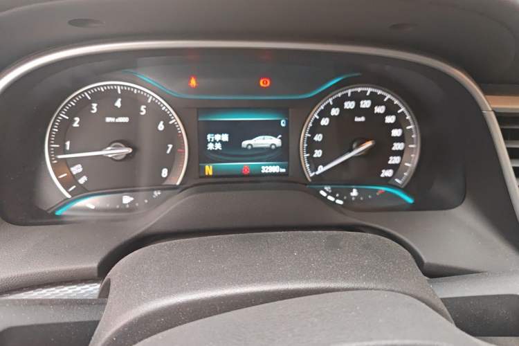 Used Buick GT 2021 Revised Version Flagship 1.5L Automatic Elite Edition Odometer Close Up