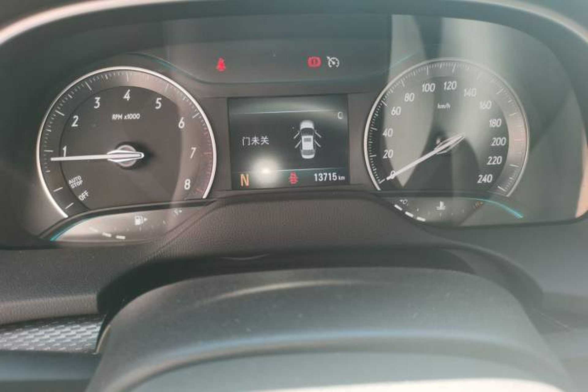 Used Buick GT 2021 Revised Version 1.3T Automatic Mild Hybrid Elite Edition Odometer Close Up