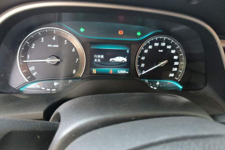 Used Buick GT 2021 Exemplar 1.5L Automatic Elite Version Odometer Close Up