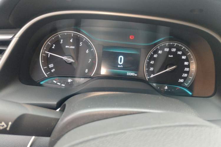Used Buick GT 2021 Revised Version Flagship 1.5L Automatic Elite Edition Odometer Close Up