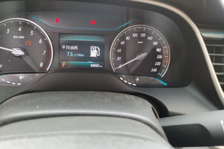 Used Buick GT 2021 Revised Version 1.3T Automatic Mild Hybrid Elite Edition Odometer Close Up