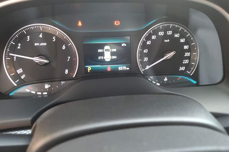 Used Buick GT 2021 Revised Version 1.3T Automatic Mild Hybrid Elite Edition Odometer Close Up