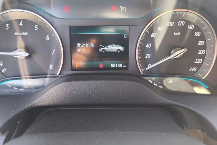 Used Buick GT 2021 Revised Version Flagship 1.5L Automatic Elite Edition Odometer Close Up