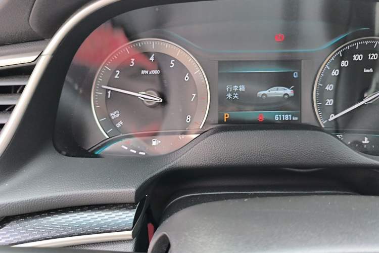 Used Buick GT 2021 Revised Version Flagship 1.5L Automatic Elite Edition Odometer Close Up
