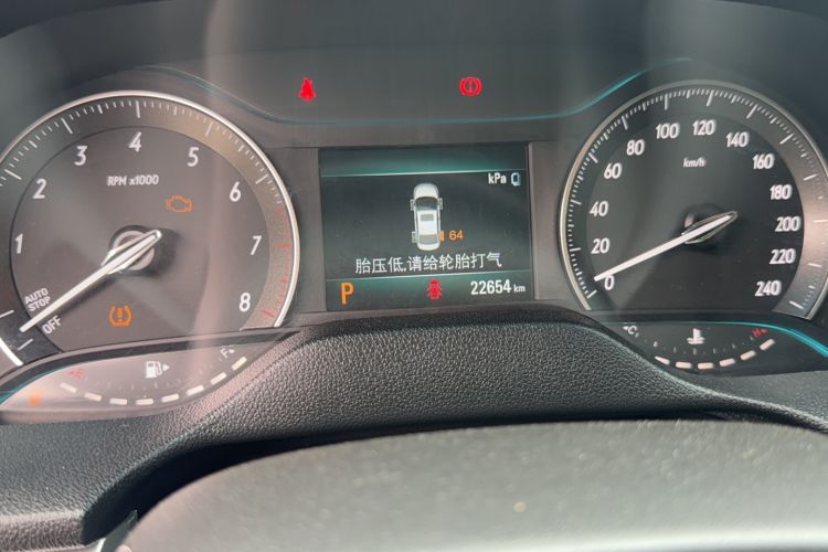 Used Buick GT 2021 Revised Version Flagship 1.5L Automatic Elite Edition Odometer Close Up