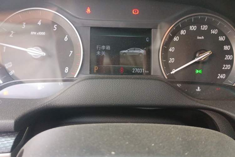 Used Buick GT 2021 Revised Version Flagship 1.5L Automatic Elite Edition Odometer Close Up