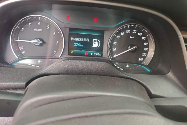 Used Buick GT 2021 Revised Version Flagship 1.5L Automatic Elite Edition Odometer Close Up