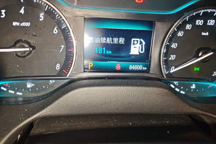 Used Buick GT 2021 Revised Version Flagship 1.5L Automatic Elite Edition Odometer Close Up