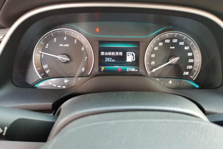 Used Buick GT 2021 Revised Version Flagship 1.5L Automatic Elite Edition Odometer Close Up