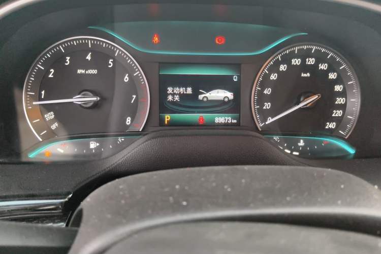 Used Buick GT 2021 Exemplar 1.5L Automatic Elite Version Odometer Close Up