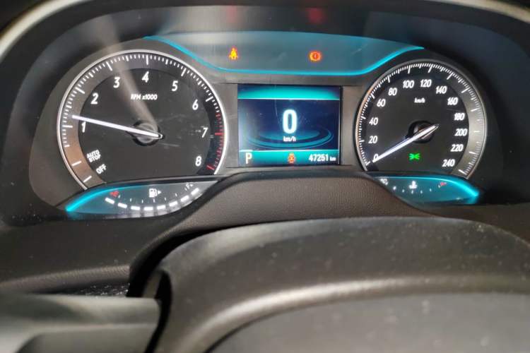 Used Buick GT 2021 Revised Version 1.3T Automatic Mild Hybrid Elite Edition Odometer Close Up