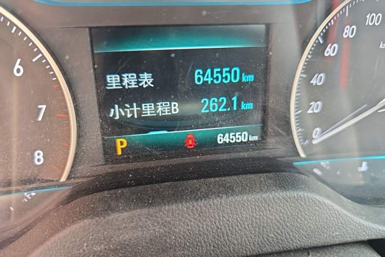 Used Buick GT 2021 Revised Version Flagship 1.5L Automatic Elite Edition Odometer Close Up