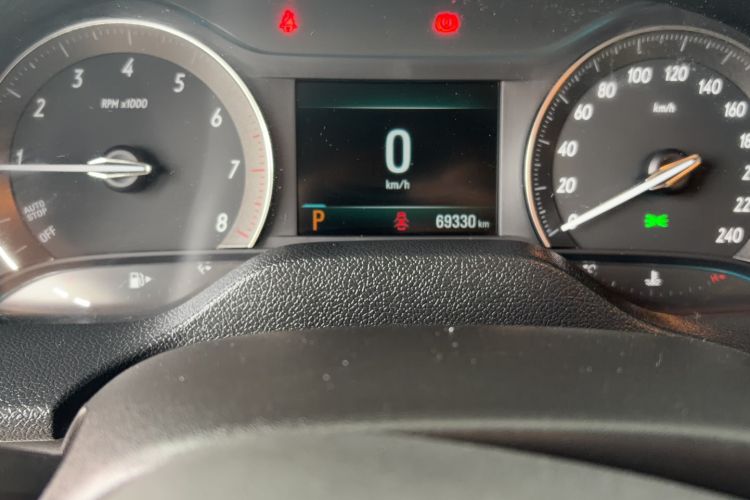 Used Buick GT 2021 Exemplar 1.5L Automatic Entry-Level Trim Odometer Close Up