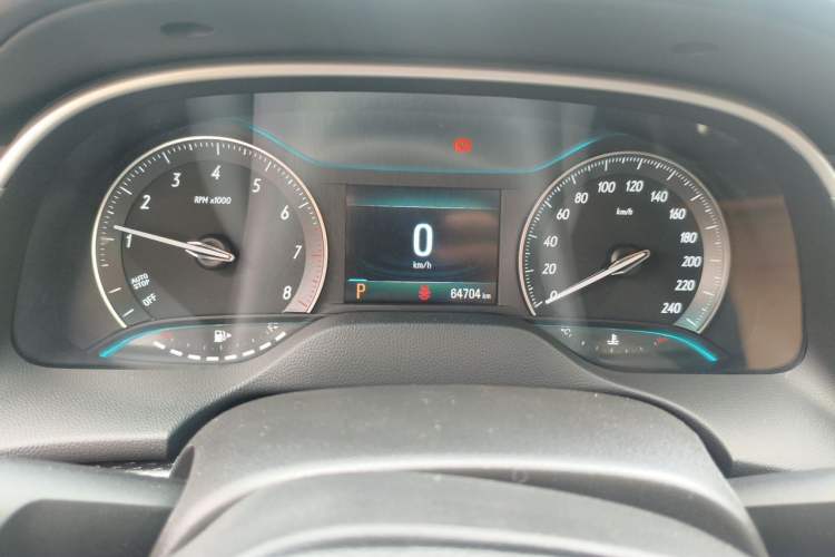 Used Buick GT 2021 Revised Version Flagship 1.5L Automatic Elite Edition Odometer Close Up