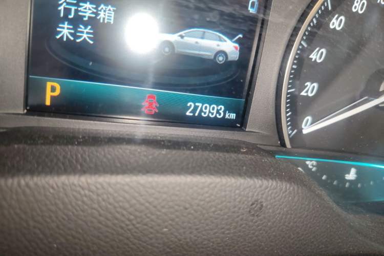 Used Buick GT 2021 Revised Version Flagship 1.5L Automatic Elite Edition Odometer Close Up
