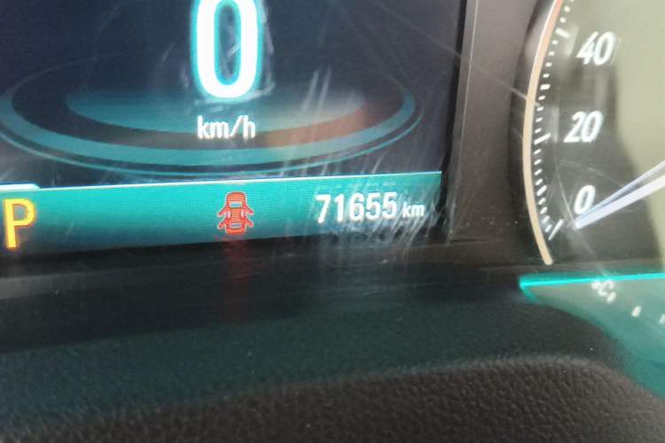 Used Buick GT 2021 Exemplar 1.5L Automatic Elite Version Odometer Close Up