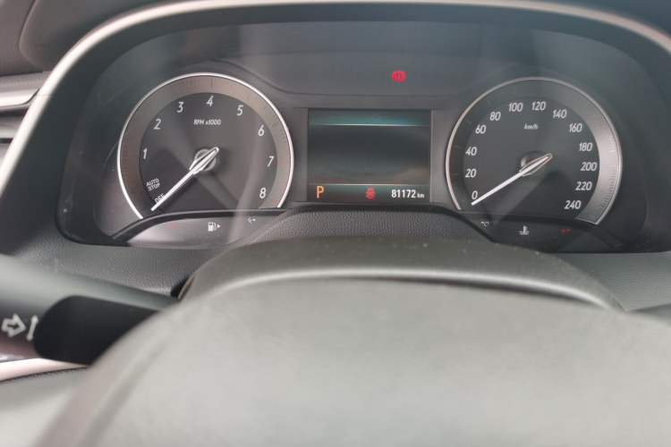Used Buick GT 2021 Revised Version Flagship 1.5L Automatic Elite Edition Odometer Close Up