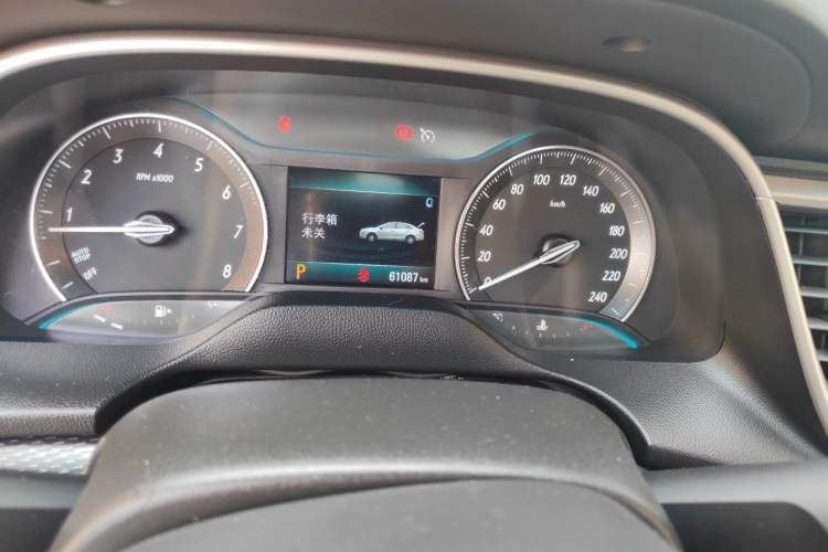 Used Buick GT 2021 Revised Version Flagship 1.5L Automatic Elite Edition Odometer Close Up