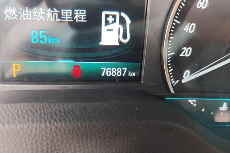 Used Buick GT 2021 Exemplar 1.5L Automatic Elite Version Odometer Close Up
