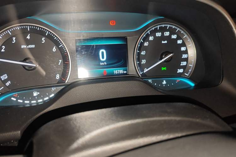 Used Buick GT 2021 Revised Version Flagship 1.5L Automatic Elite Edition Odometer Close Up