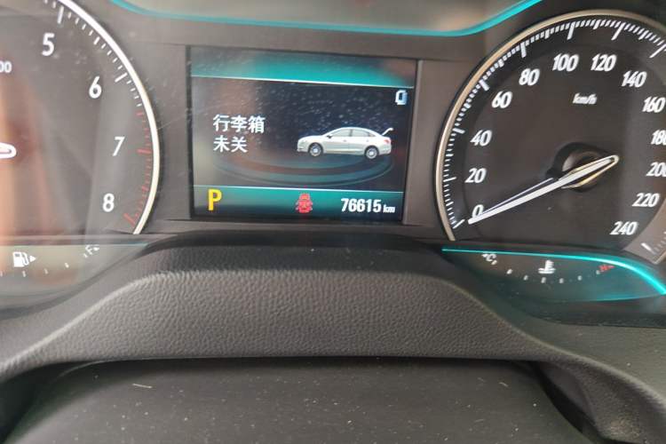 Used Buick GT 2021 Revised Version Flagship 1.5L Automatic Elite Edition Odometer Close Up