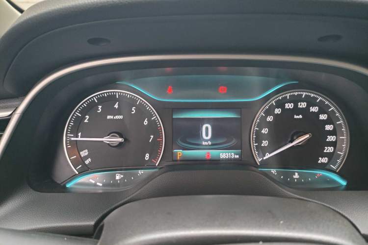 Used Buick GT 2021 Exemplar 1.5L Automatic Elite Version Odometer Close Up