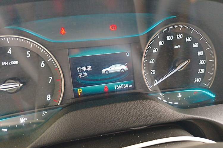 Used Buick GT 2021 Revised Version 1.3T Automatic Mild Hybrid Elite Edition Odometer Close Up