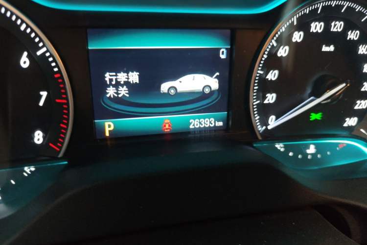 Used Buick GT 2021 Revised Version 1.3T Automatic Mild Hybrid Elite Edition Odometer Close Up