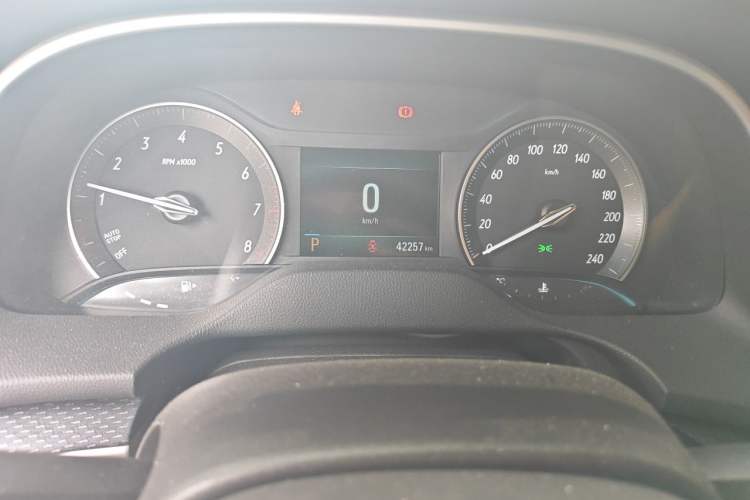 Used Buick GT 2021 Revised Version Flagship 1.5L Automatic Elite Edition Odometer Close Up
