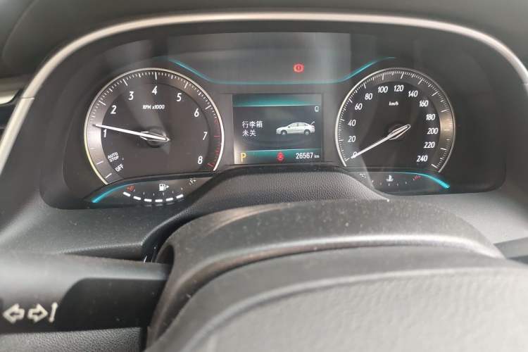 Used Buick GT 2021 Revised Version Flagship 1.5L Automatic Elite Edition Odometer Close Up
