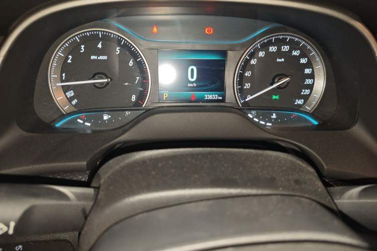 Used Buick GT 2021 Exemplar 1.5L Automatic Elite Version Odometer Close Up