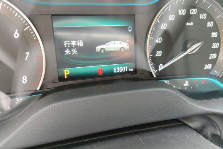 Used Buick GT 2021 Exemplar 1.5L Automatic Elite Version Odometer Close Up