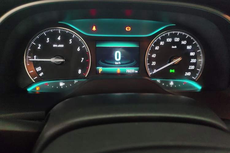 Used Buick GT 2021 Exemplar 1.5L Automatic Elite Version Odometer Close Up