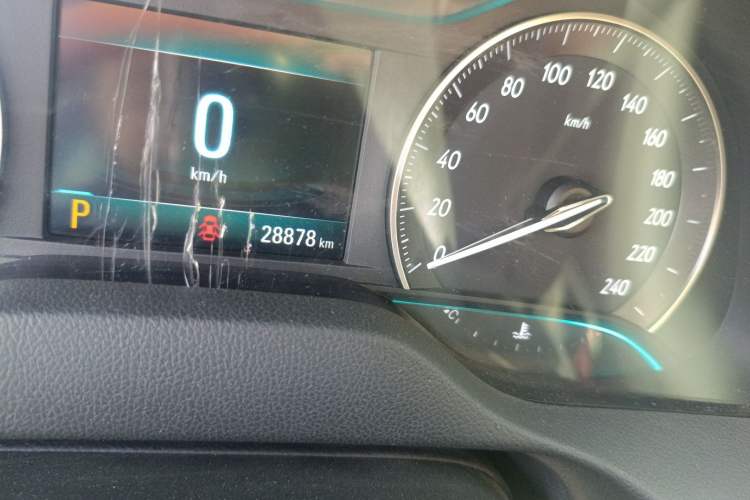 Used Buick GT 2021 Revised Version Flagship 1.5L Automatic Elite Edition Odometer Close Up