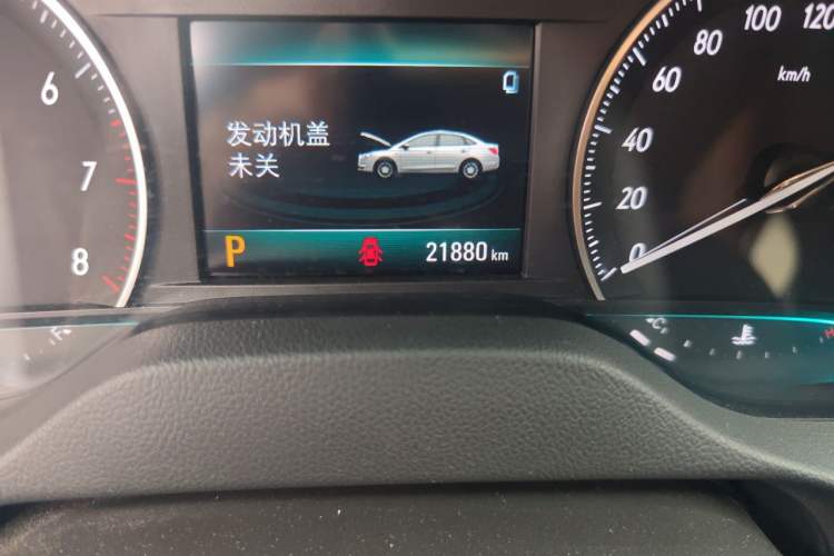 Used Buick GT 2021 Revised Version Flagship 1.5L Automatic Elite Edition Odometer Close Up