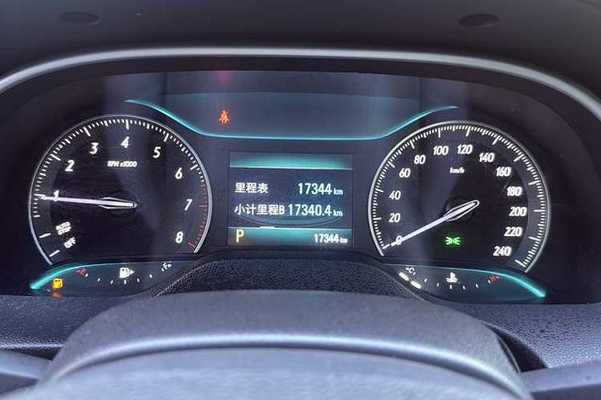Used Buick GT 2021 Revised Version Flagship 1.5L Automatic Elite Edition Odometer Close Up