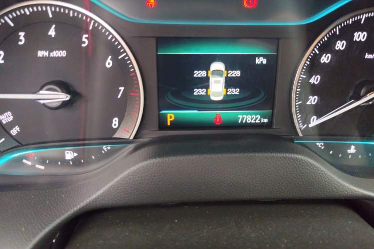Used Buick GT 2021 Revised Version Flagship 1.5L Automatic Elite Edition Odometer Close Up