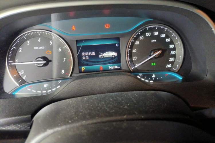 Used Buick GT 2021 Revised Version Flagship 1.5L Automatic Elite Edition Odometer Close Up